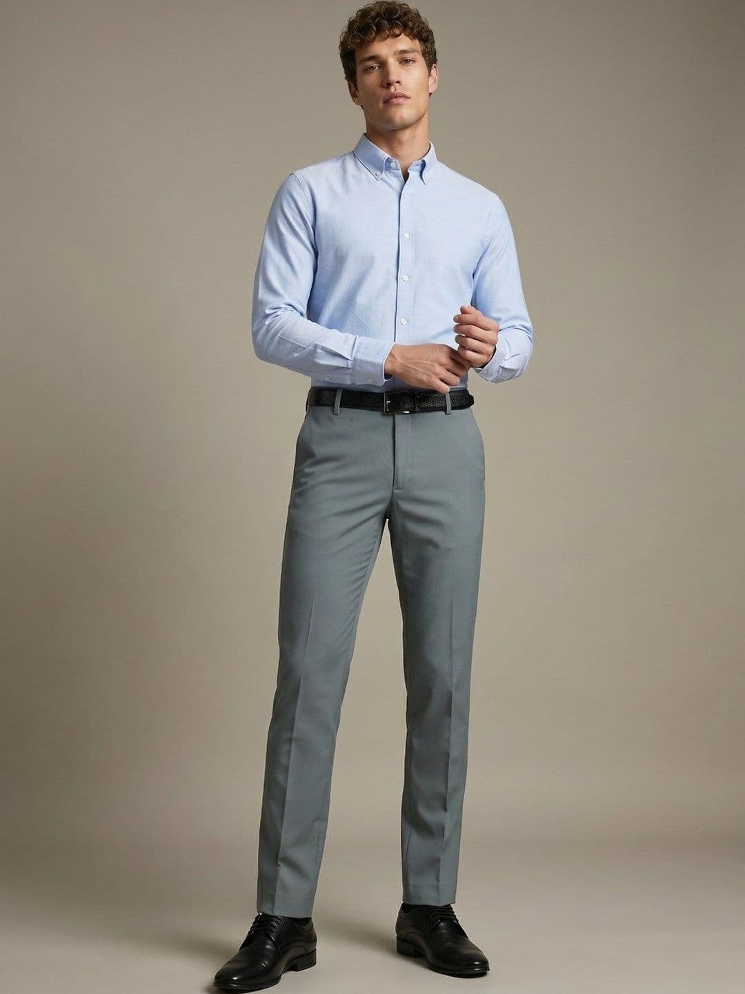 glitchez Men Slim Fit Trousers - view 1