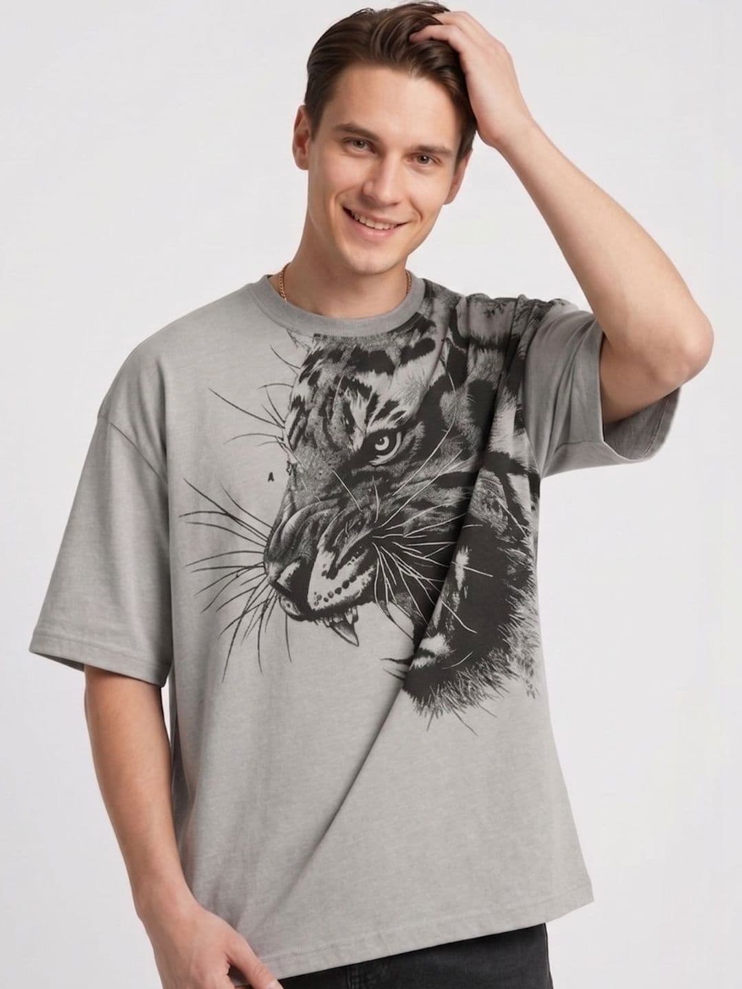 YONGE Men Printed T-shirt - view 1