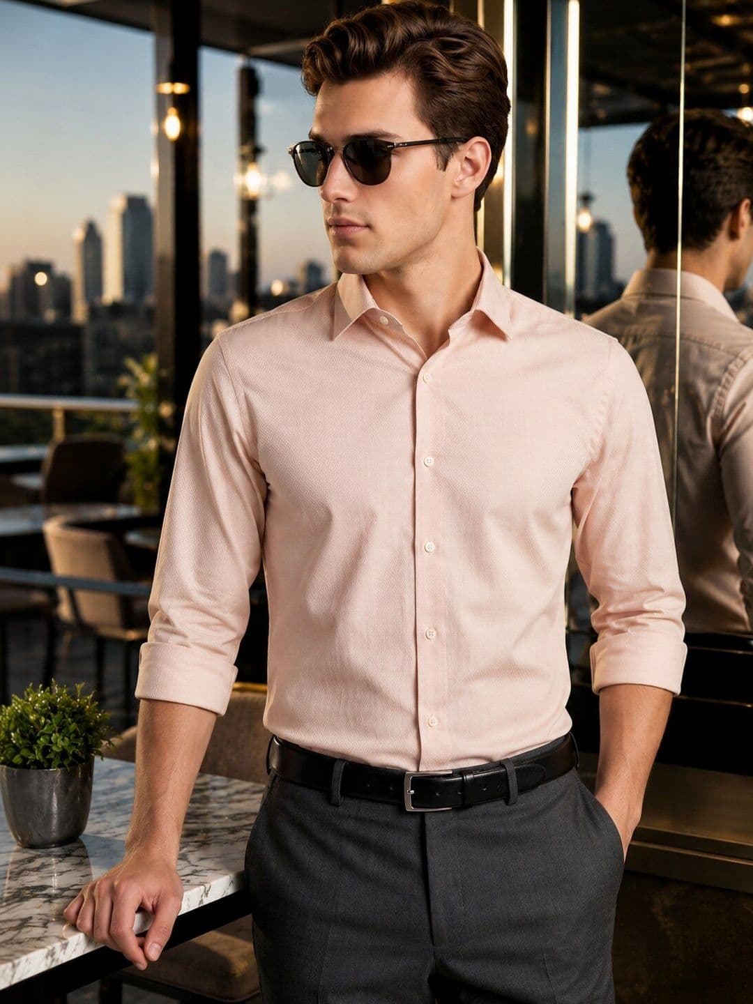 Turtle Men Standard Slim Fit Casual Shirt - view 1