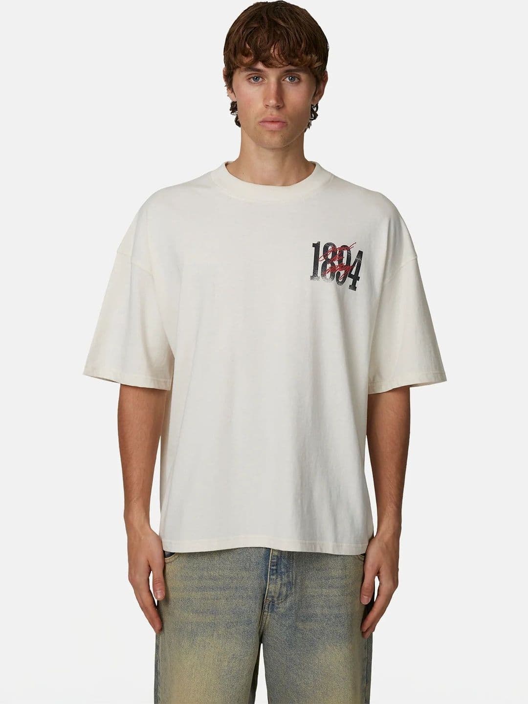 LazyGreg Men Oversized Graphic Printed Cotton T-shirt - view 1