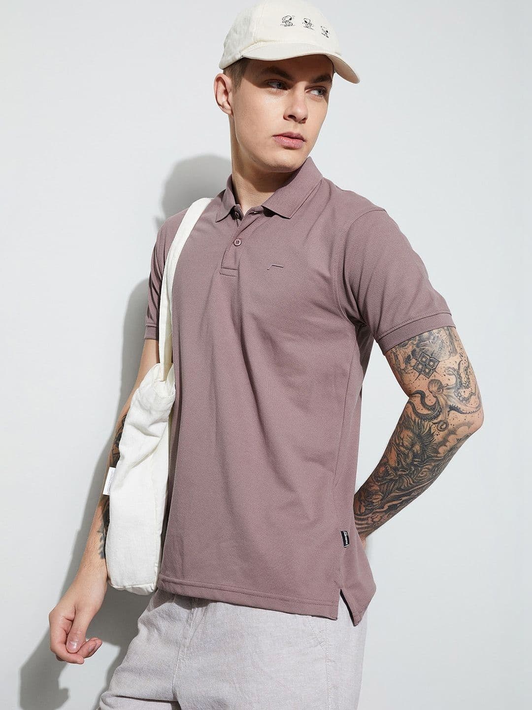 Fame Forever by Lifestyle Men Polo Collar T-shirt - view 1