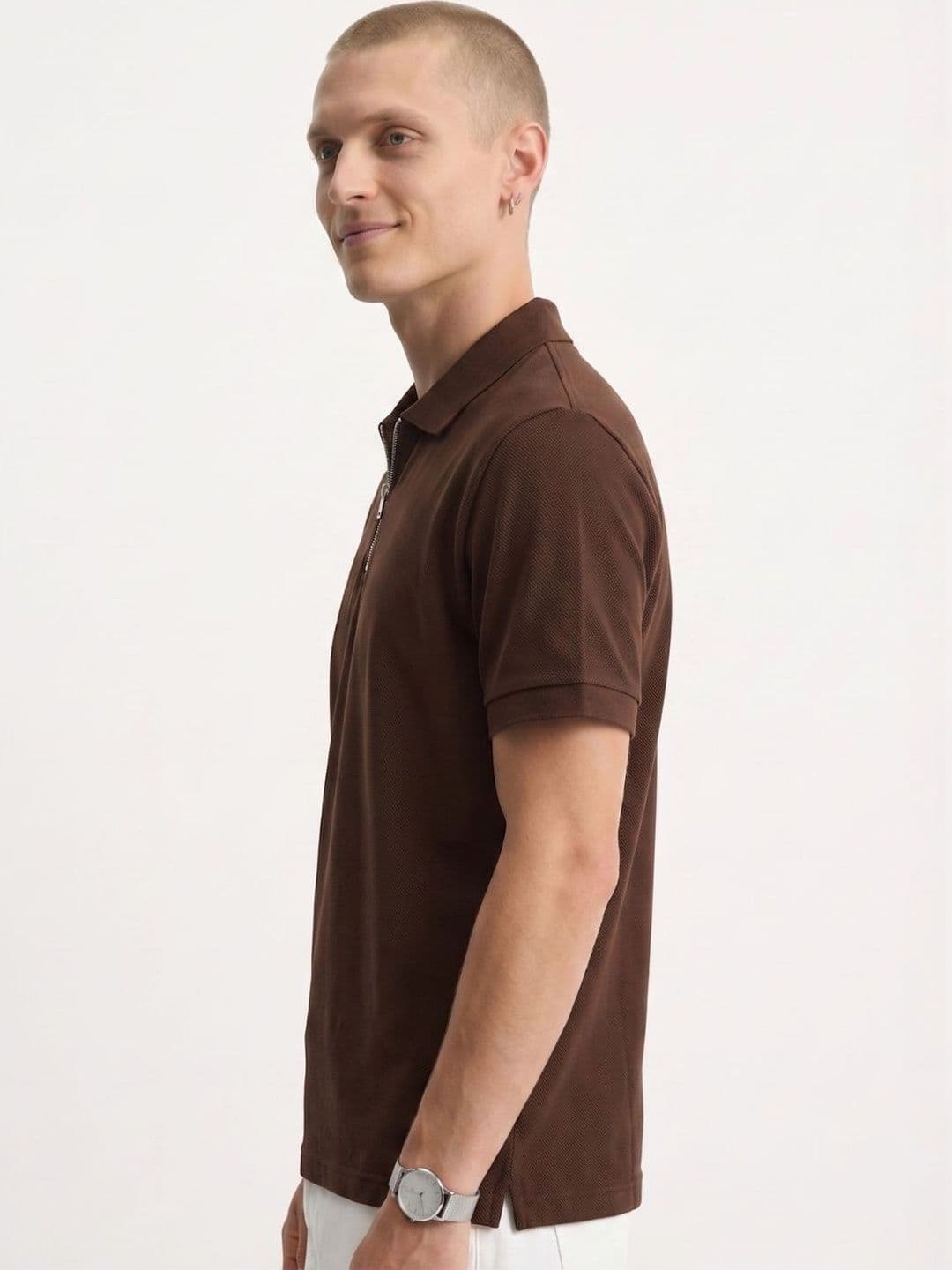 YONGE Men Polo Collar T-shirt - view 1