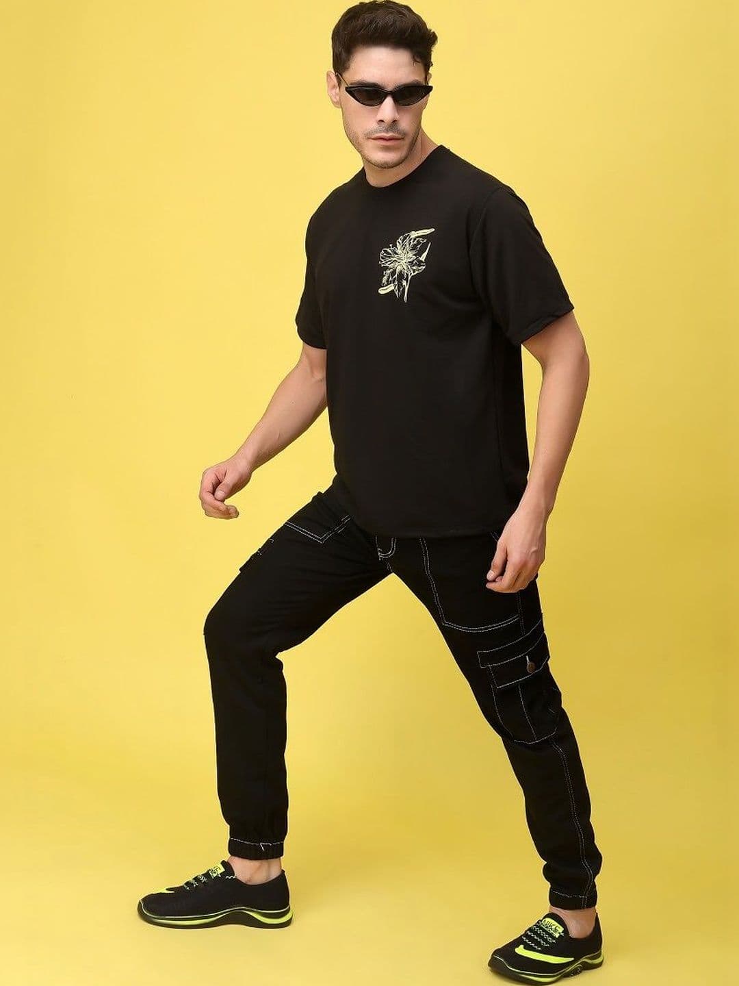 Flirty Soul Men Floral Printed T-shirt - view 1