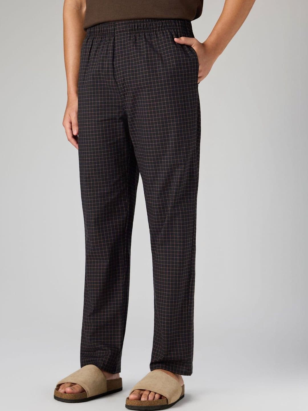 XYXX Men Checked Lounge Pants - view 1