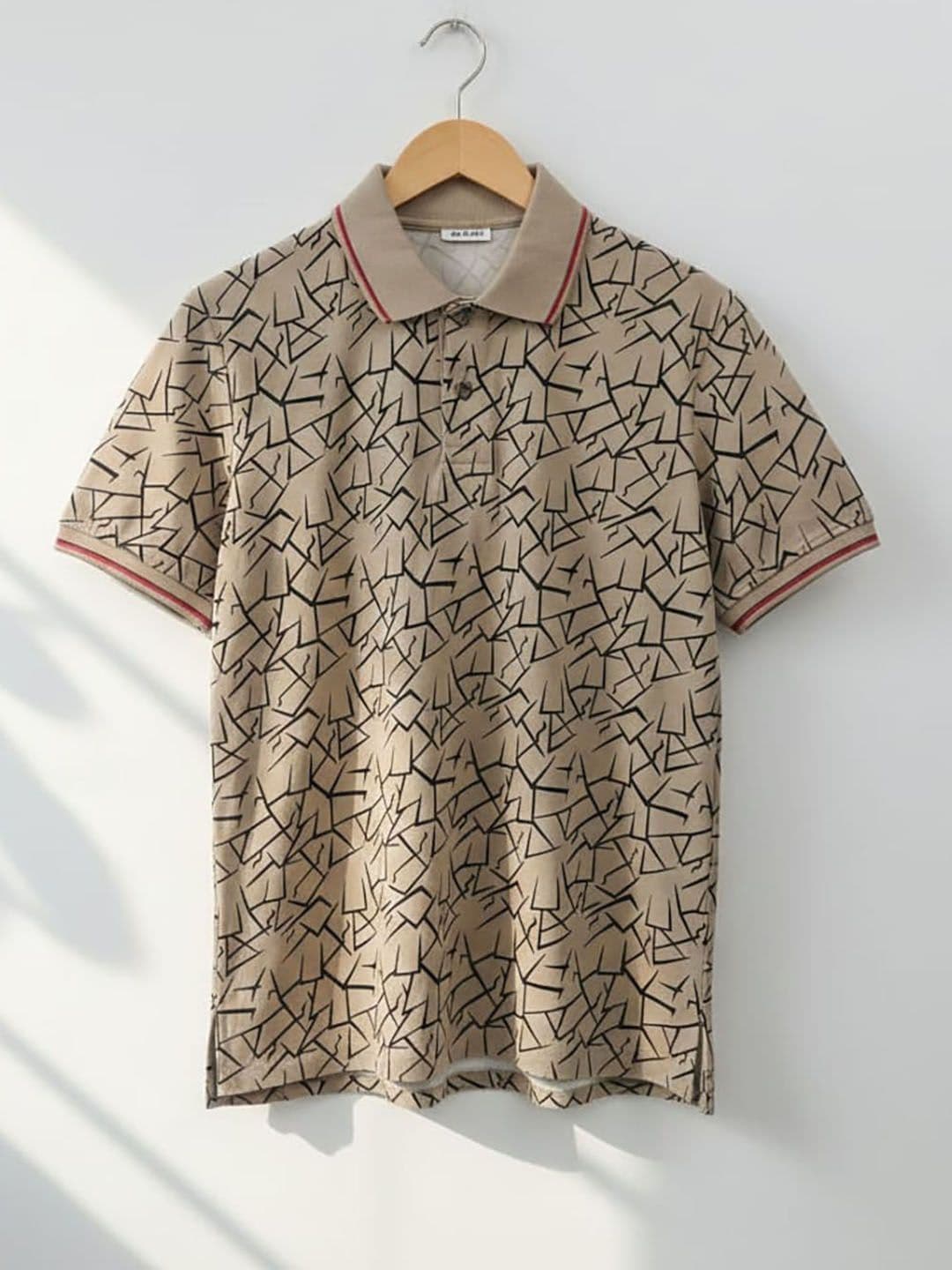 HERE&NOW Men Printed Polo Collar T-shirt - view 1