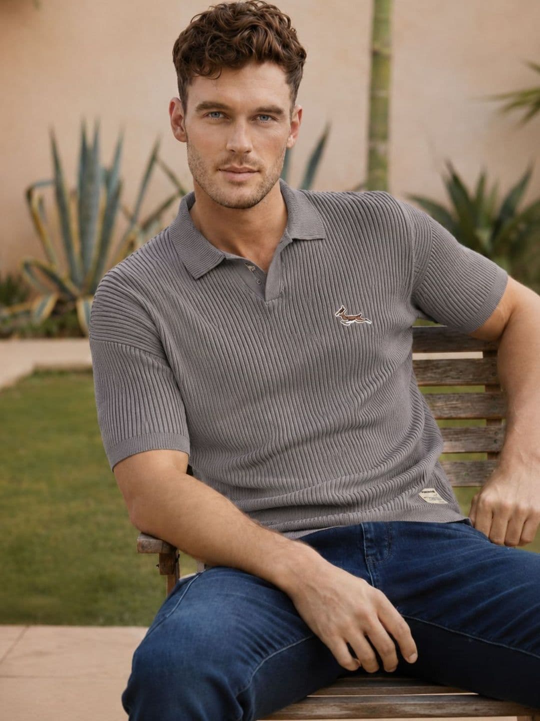 Utopium Men Polo Collar T-shirt - view 1
