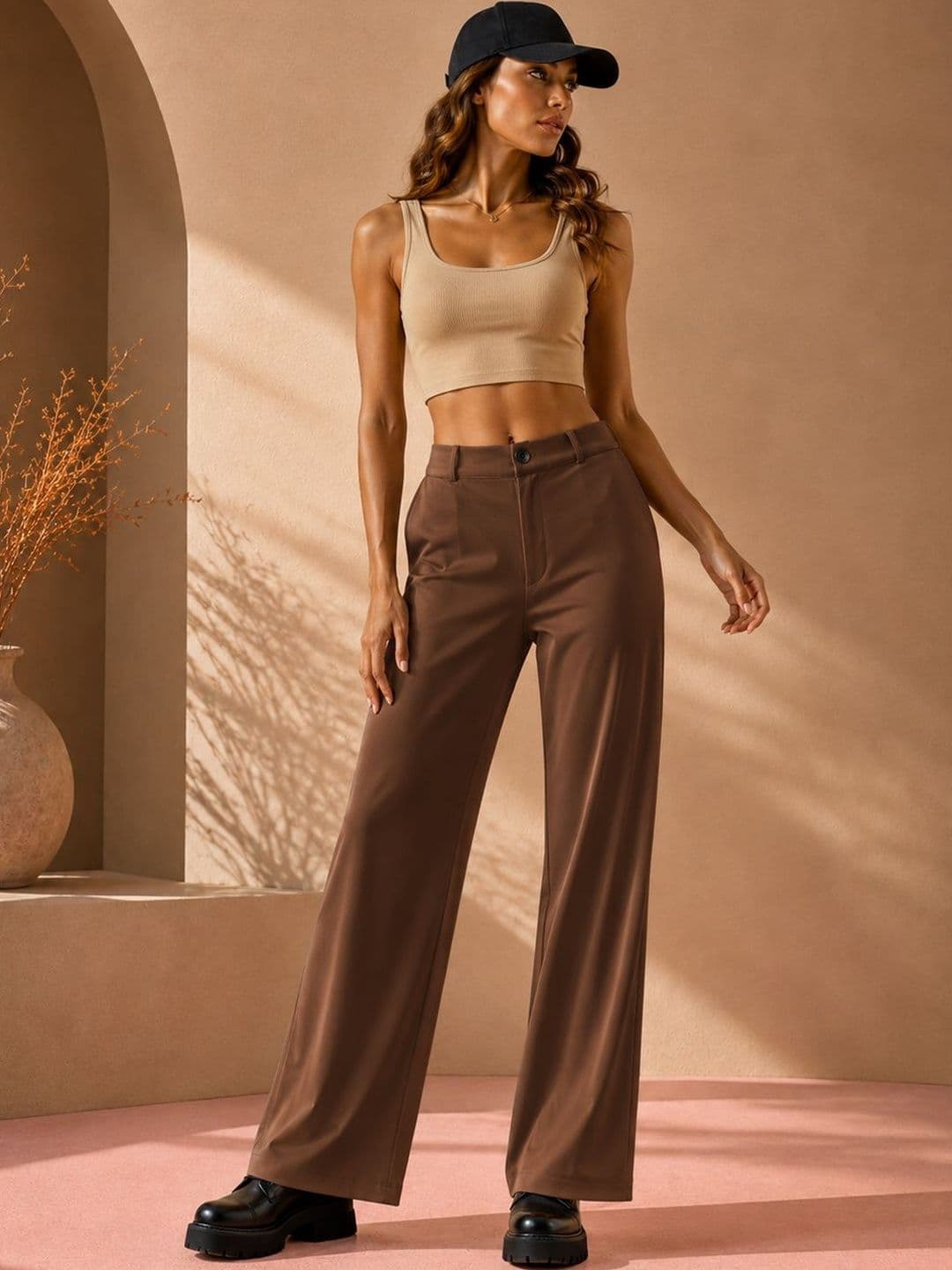 Neon Femme Women High-Rise Trousers - view 1