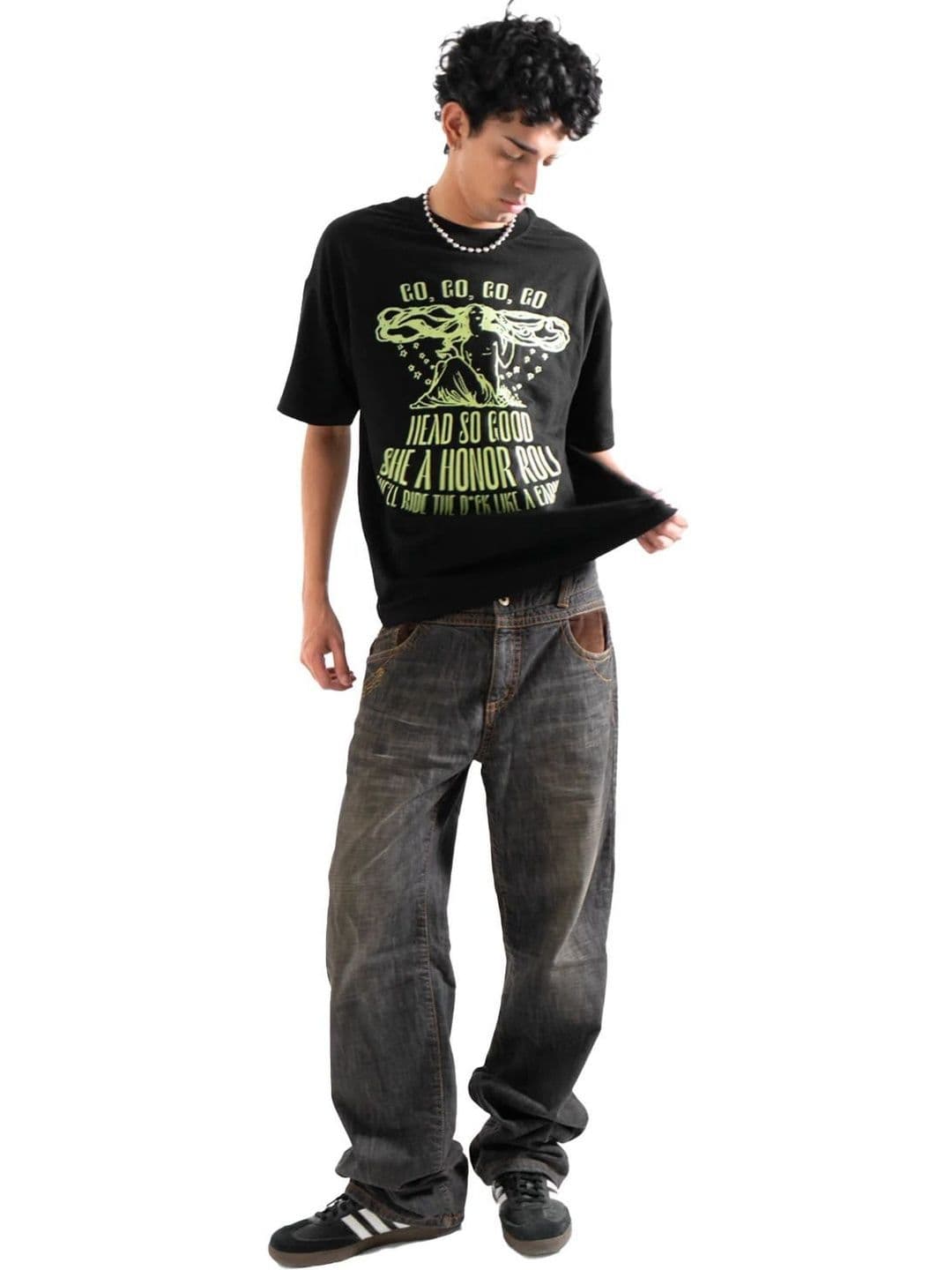 LazyGreg Men Typography Printed Pure Cotton T-shirt - view 1