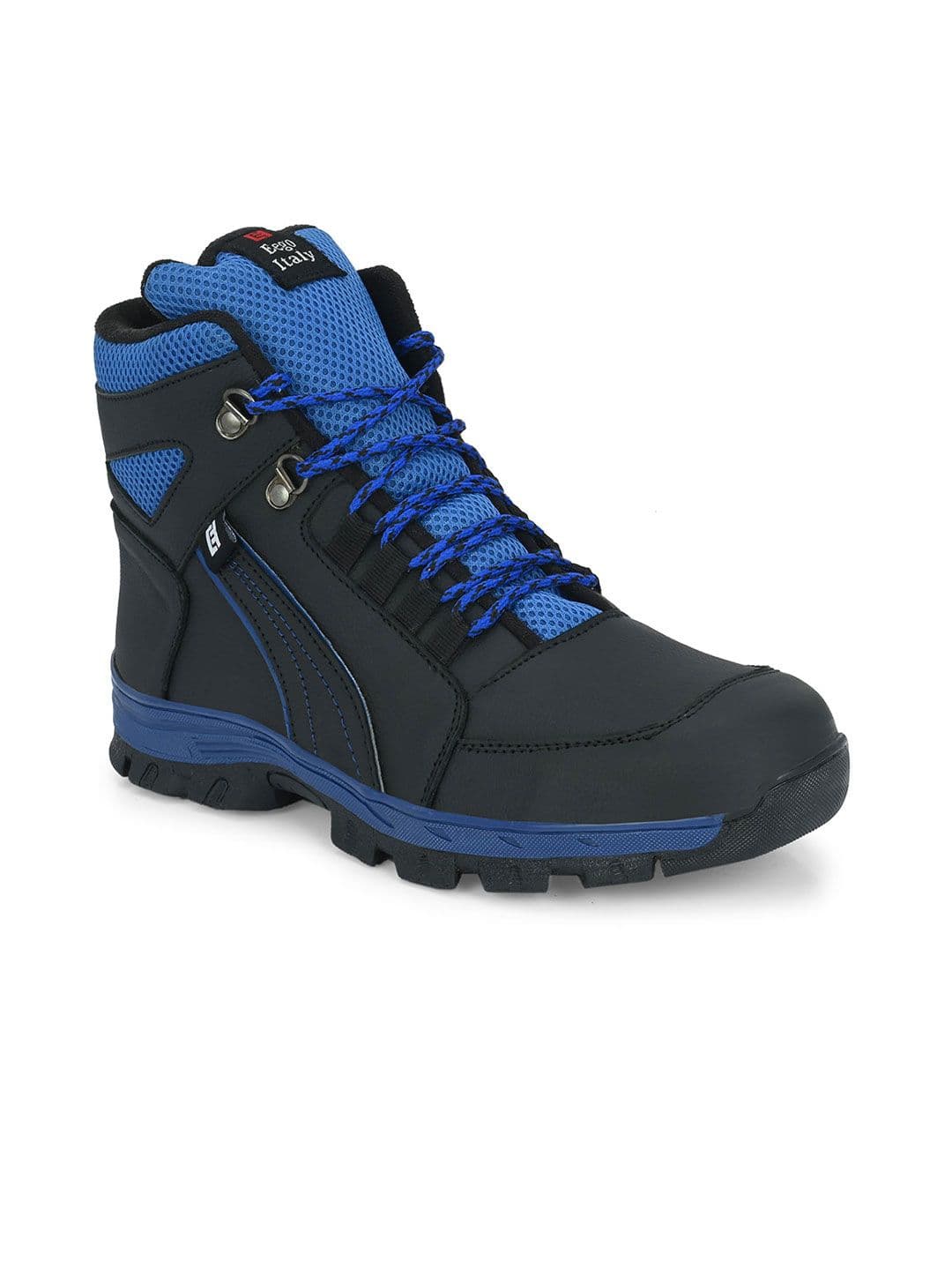 Eego Italy Men Leather Trekking Non-Marking Sports Shoes - view 1