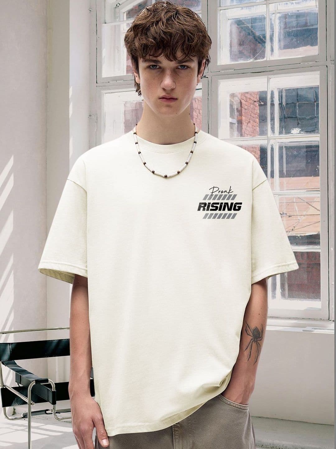 LazyGreg Men Printed Pure Cotton T-shirt - view 1