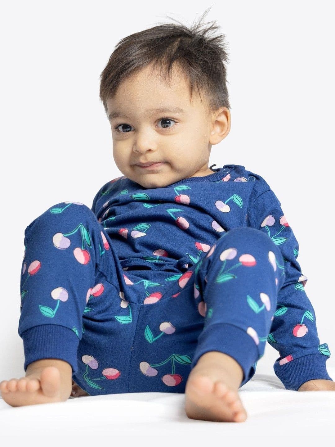 ariel Kids Printed Long Sleeves Pure Cotton T-shirt With Joggers - view 1