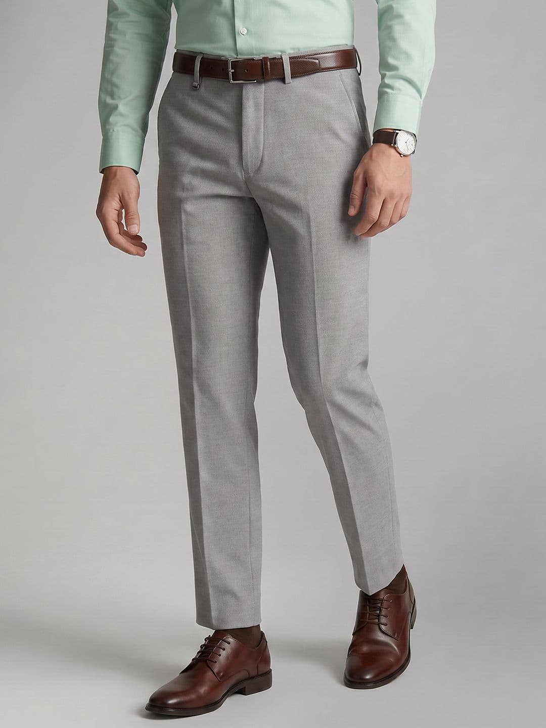 Van Heusen Men Slim Fit Formal Trousers - view 1