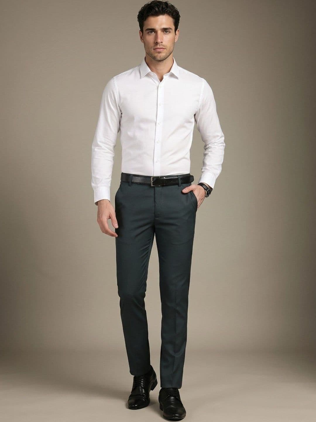 glitchez Men Slim Fit Trousers - view 1