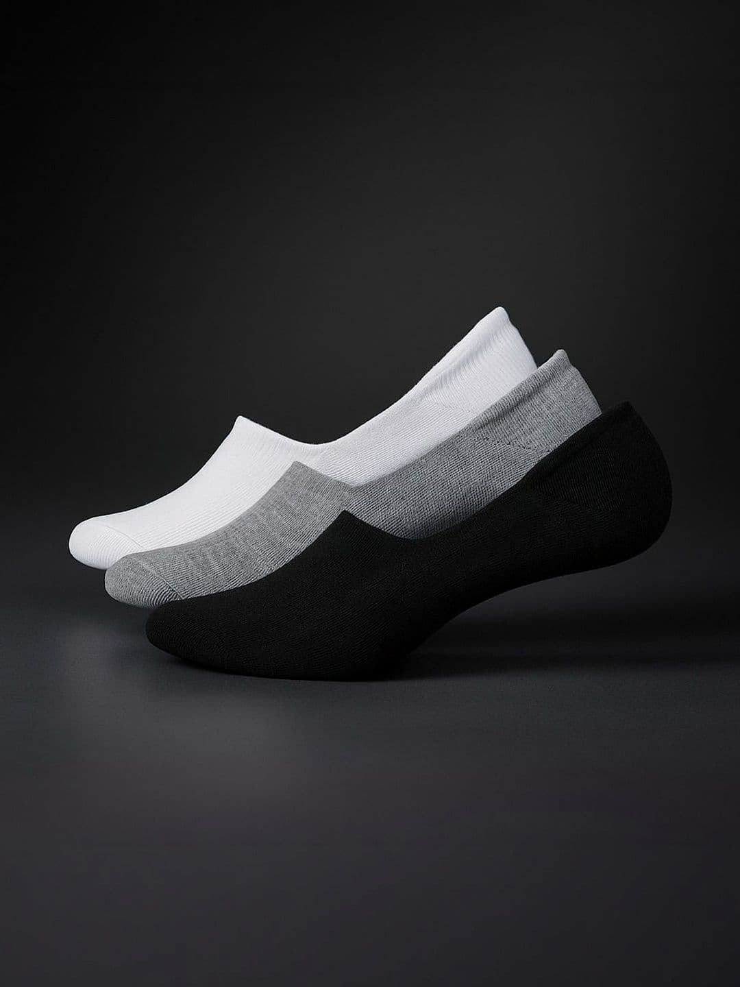 Blacktank Men Pack of 3 Cotton Shoe Liners Socks - view 1