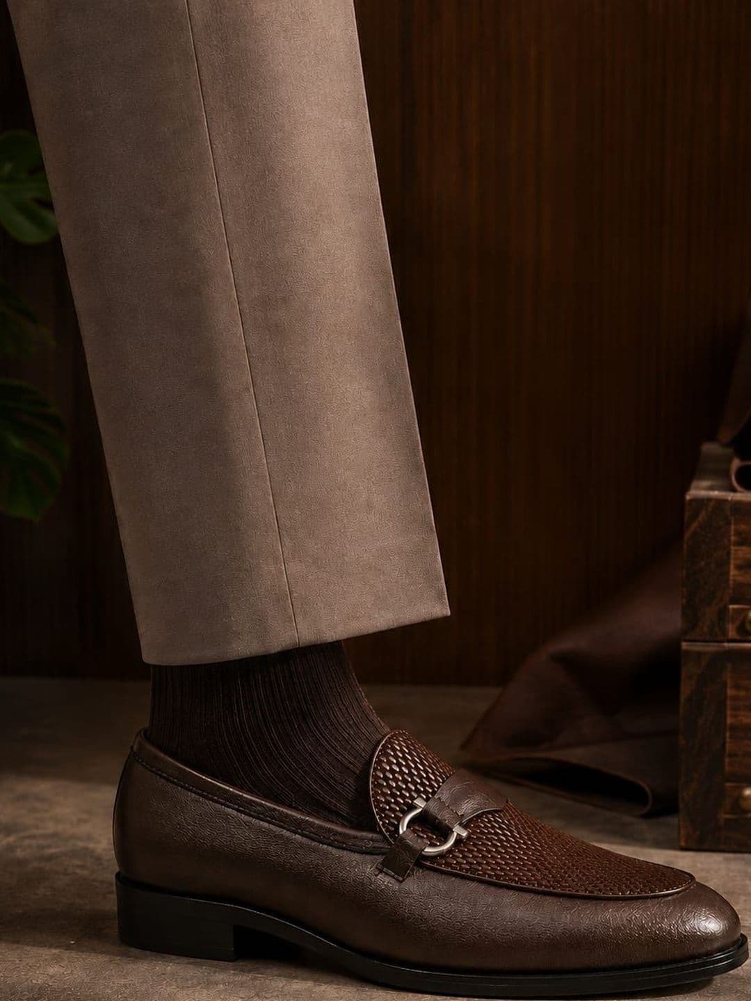 House of Pataudi Men Round Toe Formal Slip On - view 1