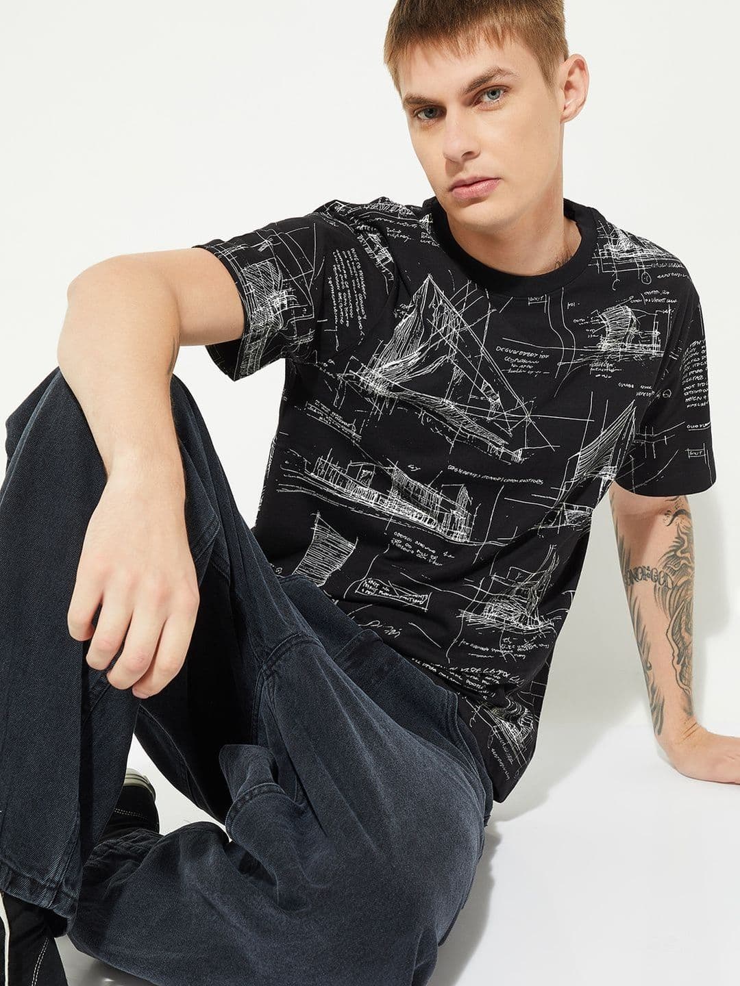max Men Printed T-shirt - view 1