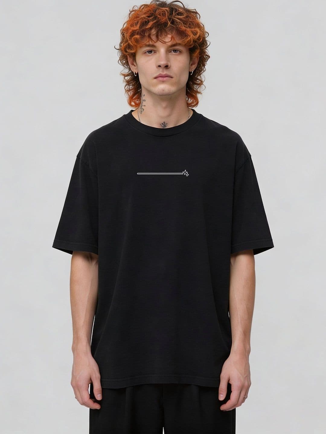 FARDA Unisex Printed Drop-Shoulder Sleeves T-shirt - view 1
