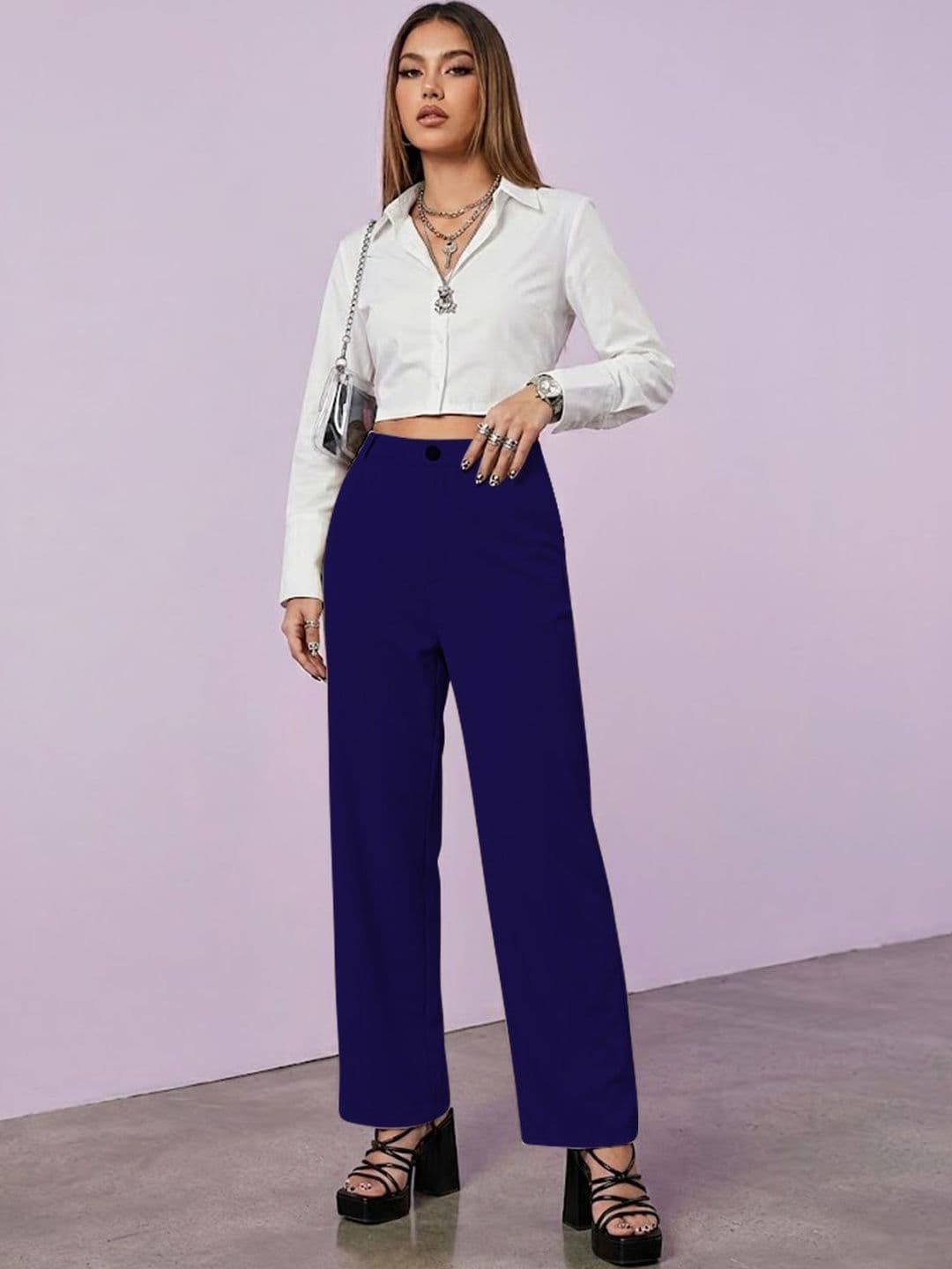 Neon Femme Women Tailored High-Rise Trousers - view 1