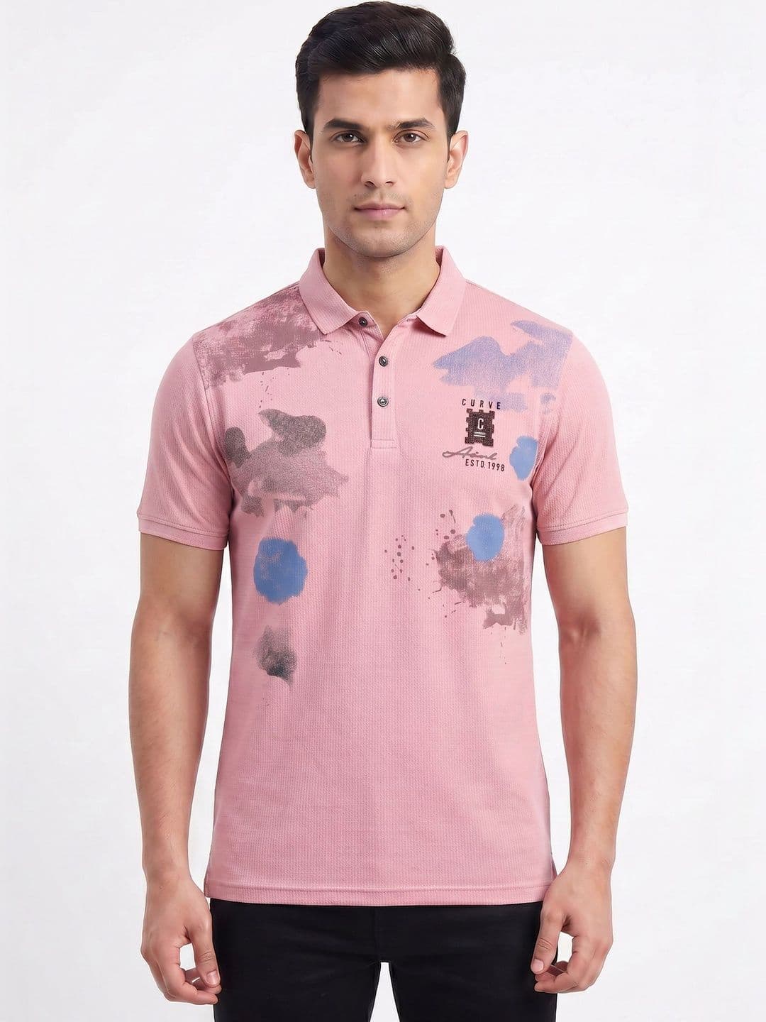 Plugin Men Polo Collar T-shirt - view 1