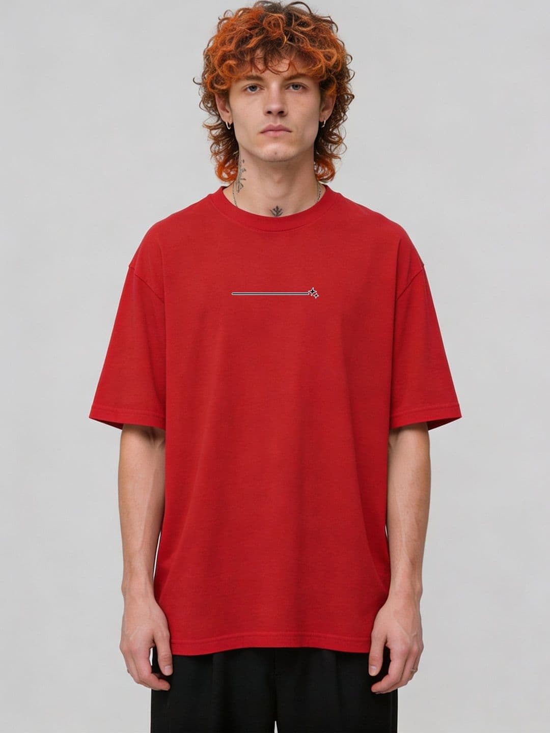 FARDA Unisex Printed Drop-Shoulder Sleeves T-shirt - view 1