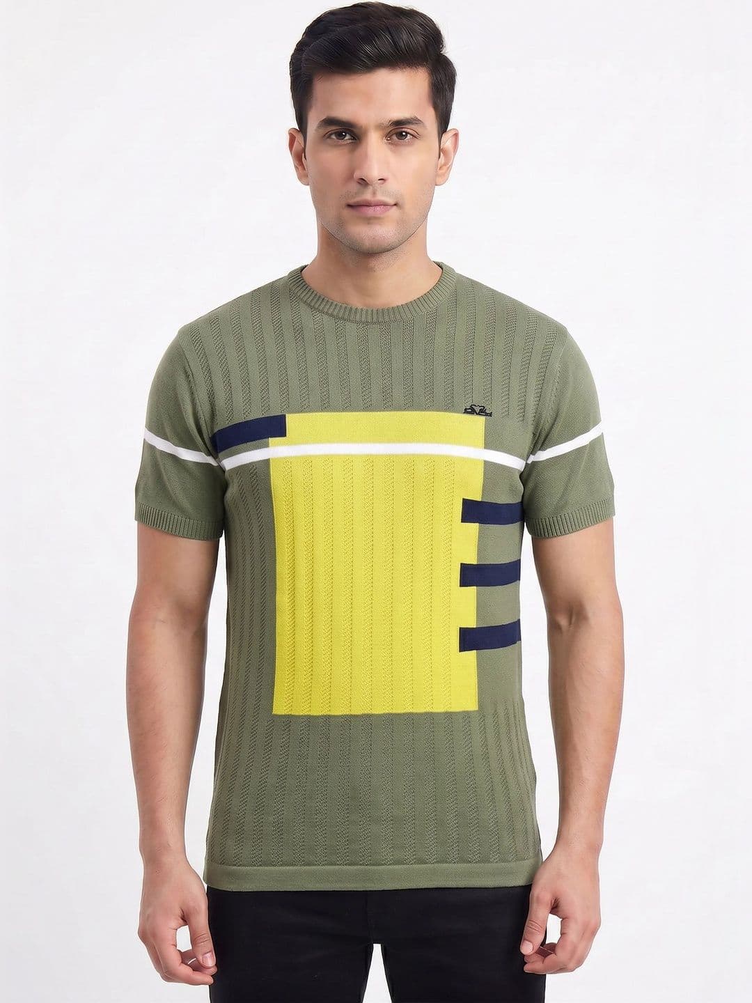 Plugin Men Striped T-shirt - view 1