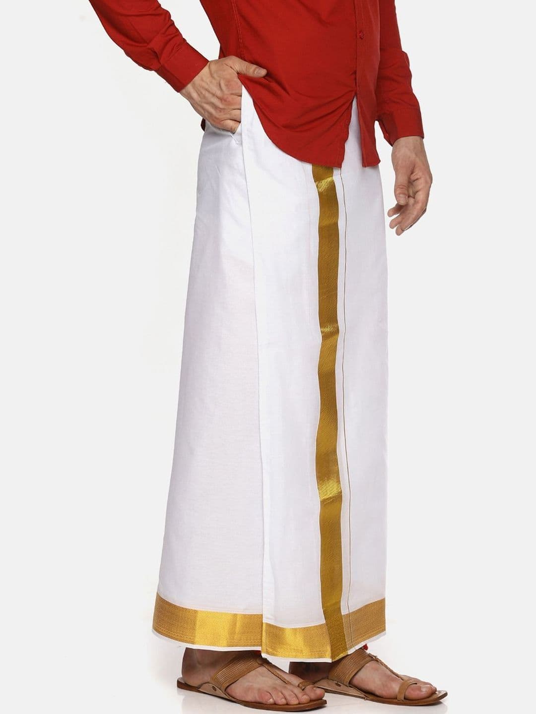 Moda Rapido Men Cotton Dhoti Pants Dhotis - view 1