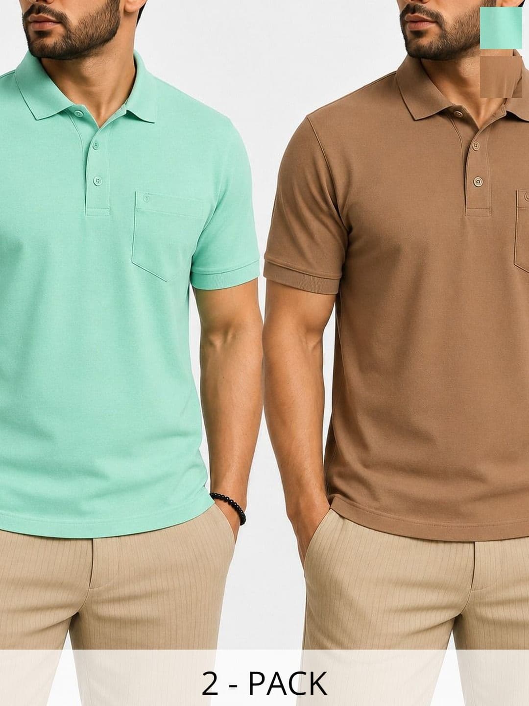 SCUBA Men 2 Polo Collar Pockets T-shirt - view 1