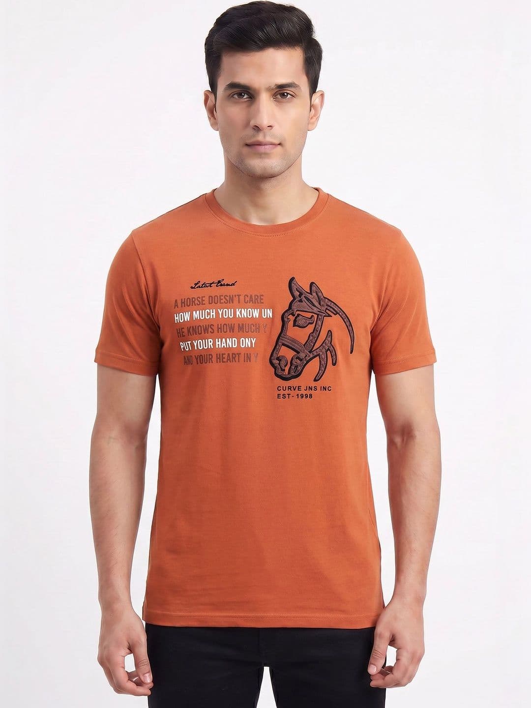 Plugin Men's Typography Round Neck T-shirt - view 1