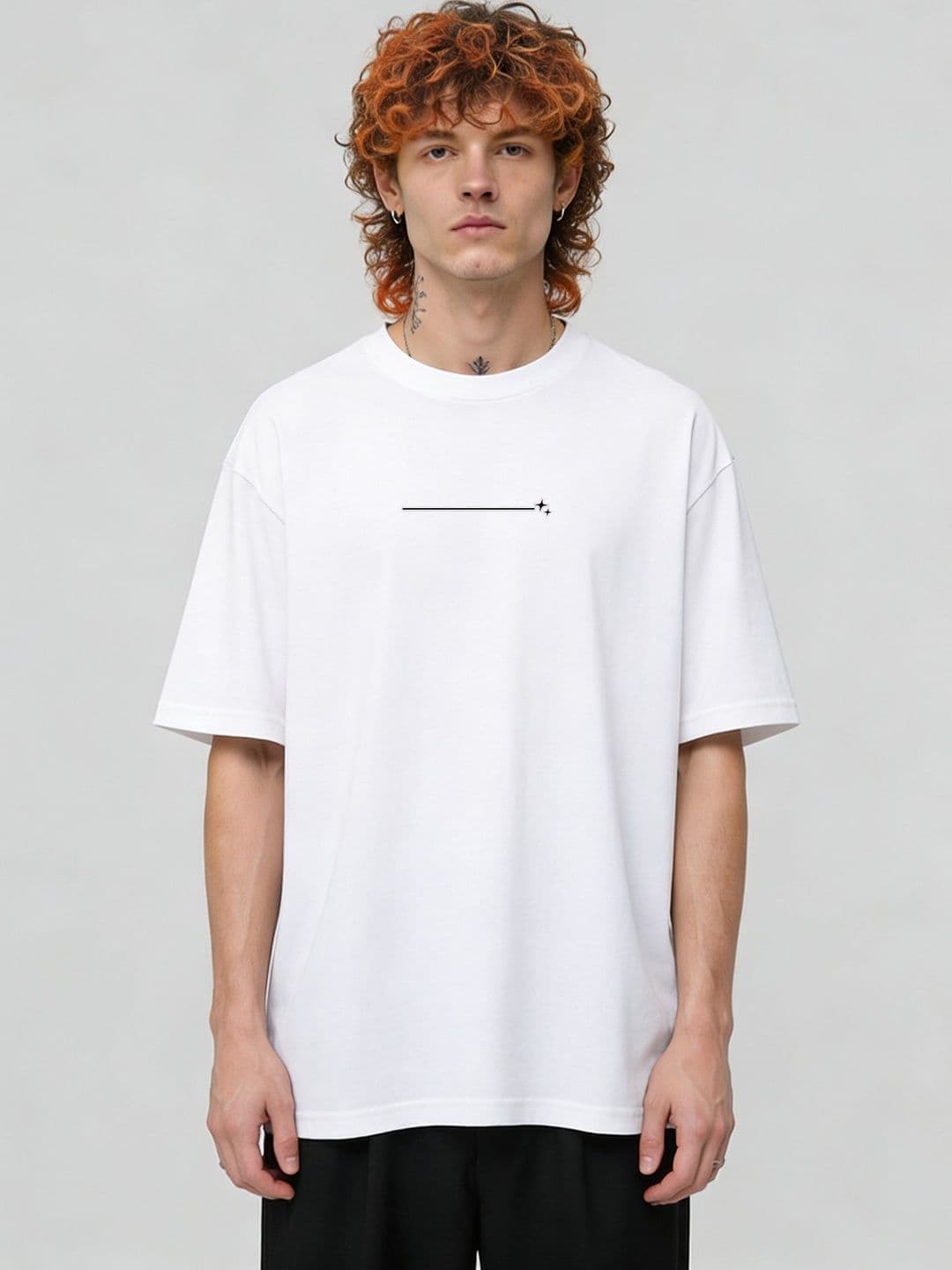 FARDA Unisex Printed Drop-Shoulder Sleeves T-shirt - view 1
