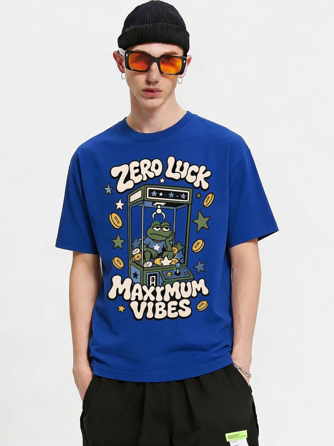FARDA Unisex Printed Drop-Shoulder Sleeves T-shirt - view 1