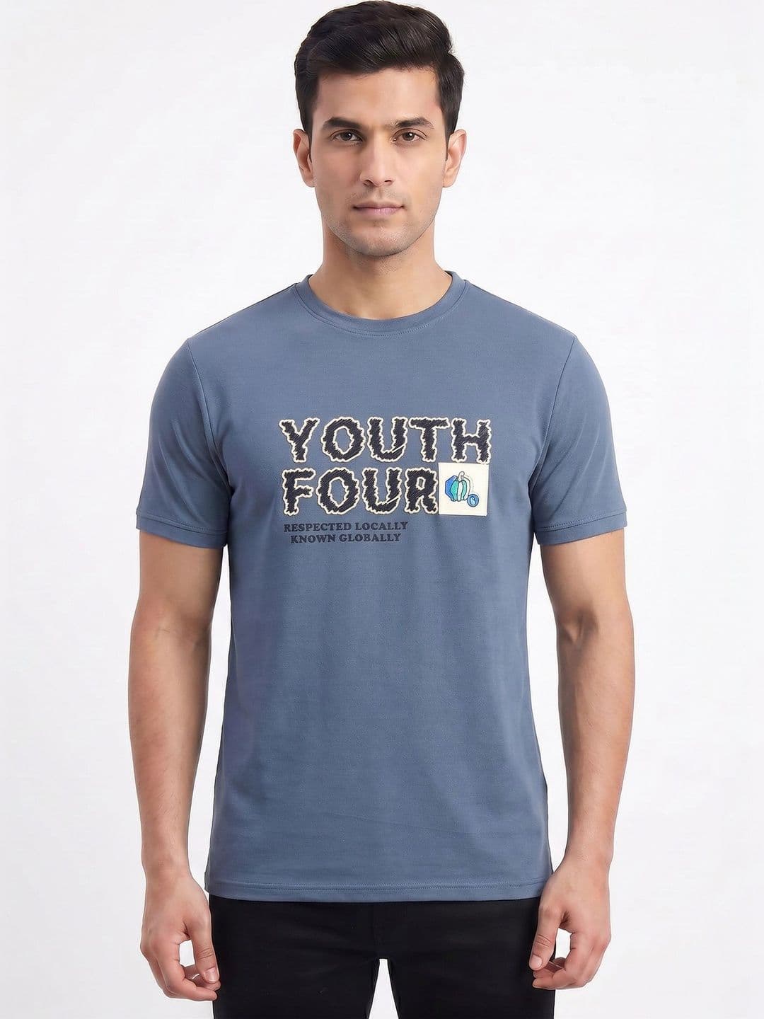 Plugin Men's Graphic Round Neck T-shirt - view 1
