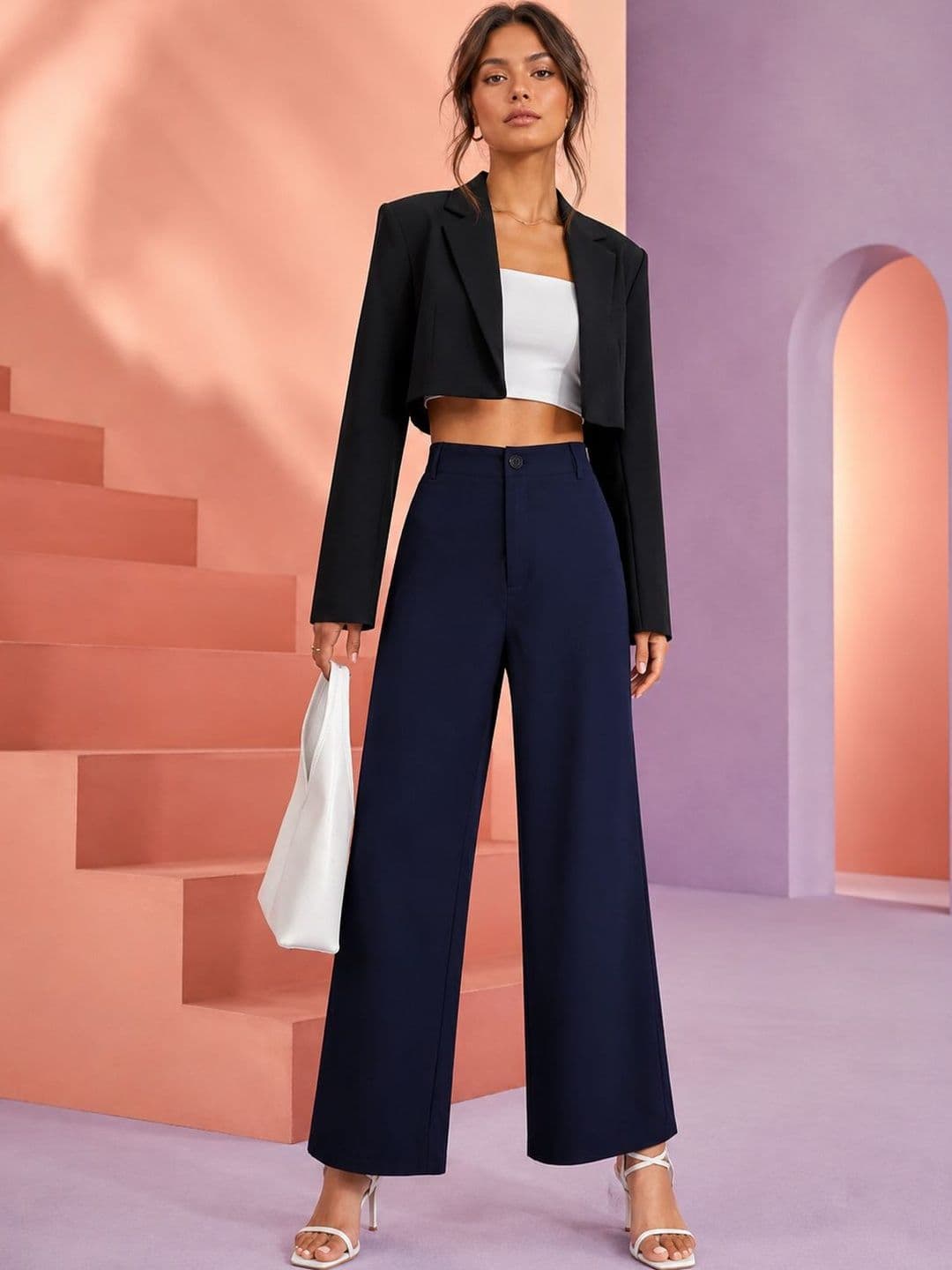 Neon Femme Women Tailored High-Rise Trousers - view 1