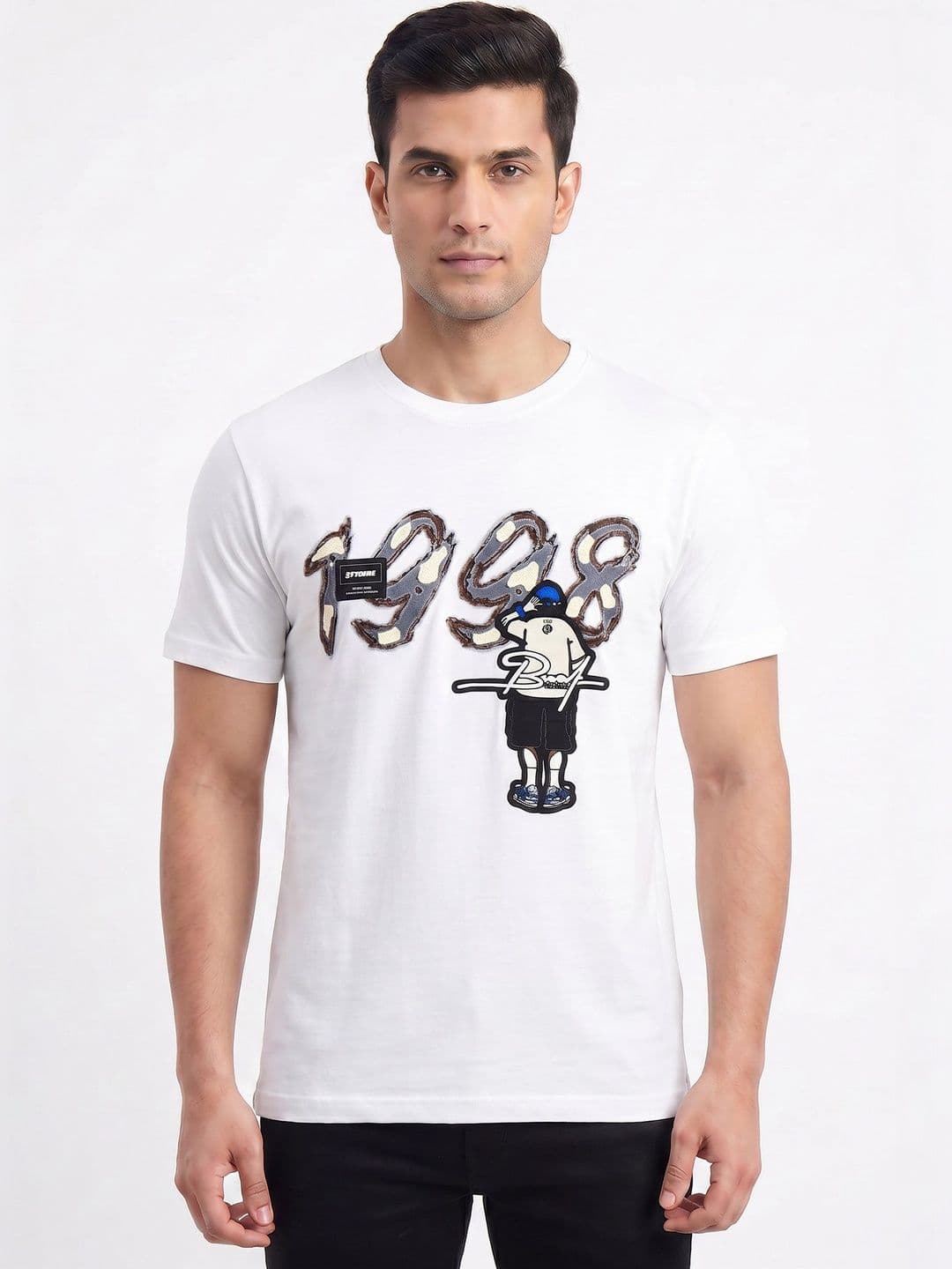 Plugin Men's 1998 Graphic Round Neck T-shirt - view 1