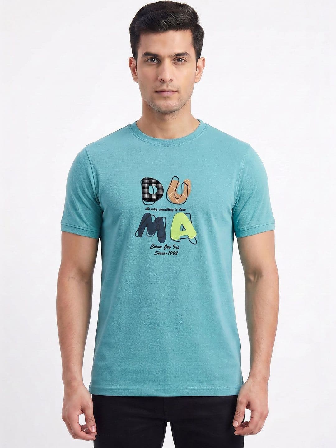 Plugin Men's Typography Round Neck T-shirt - view 1