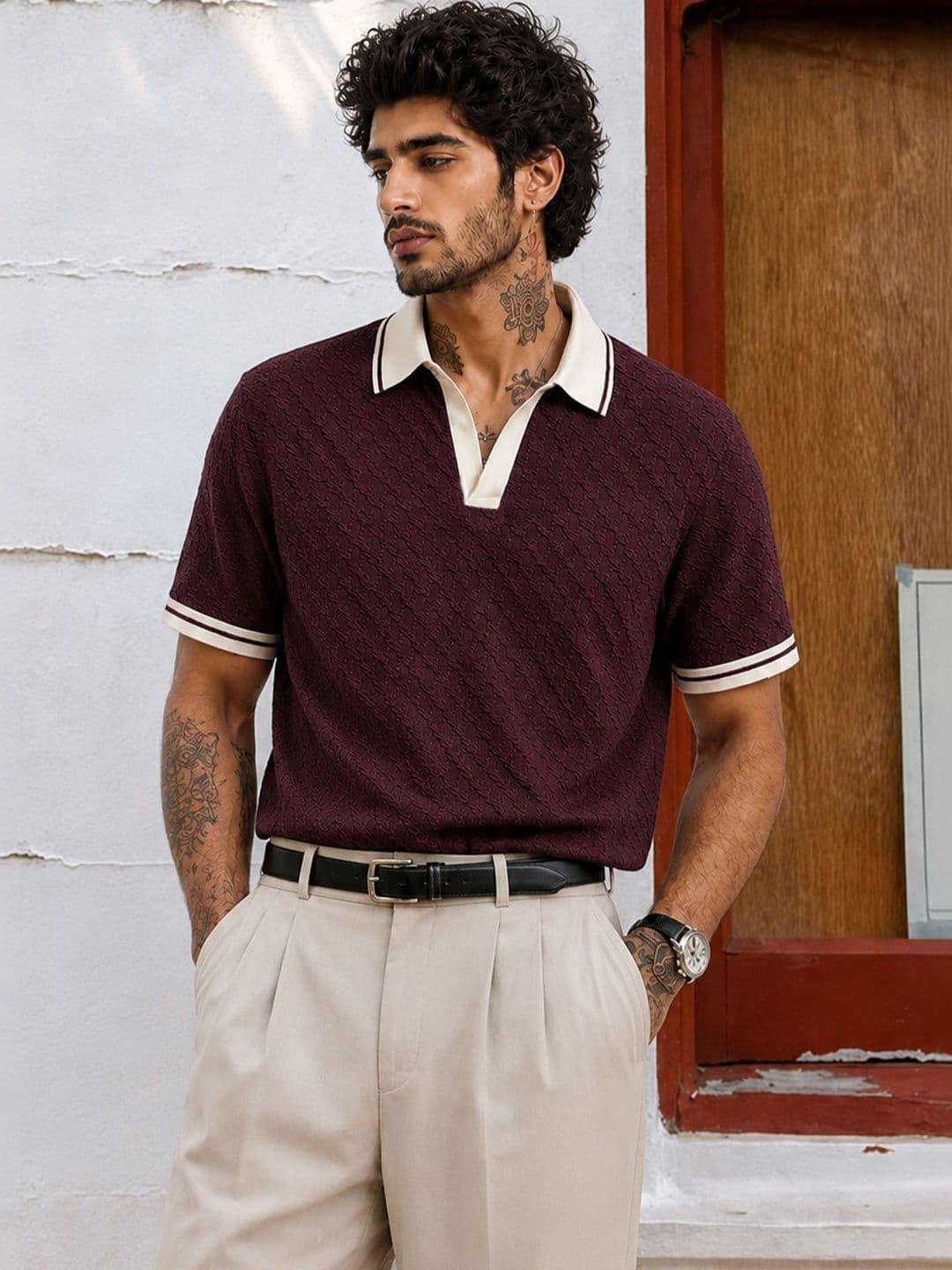 Force Men Polo Collar T-shirt - view 1