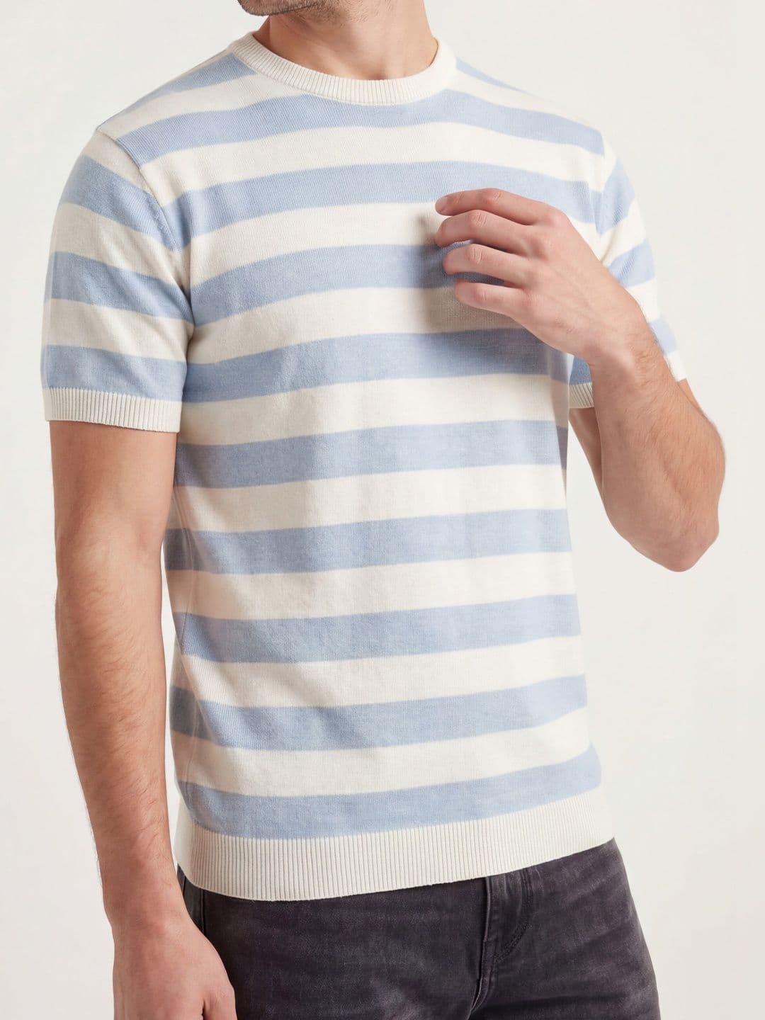 ULUPZ Men Striped T-shirt - view 1