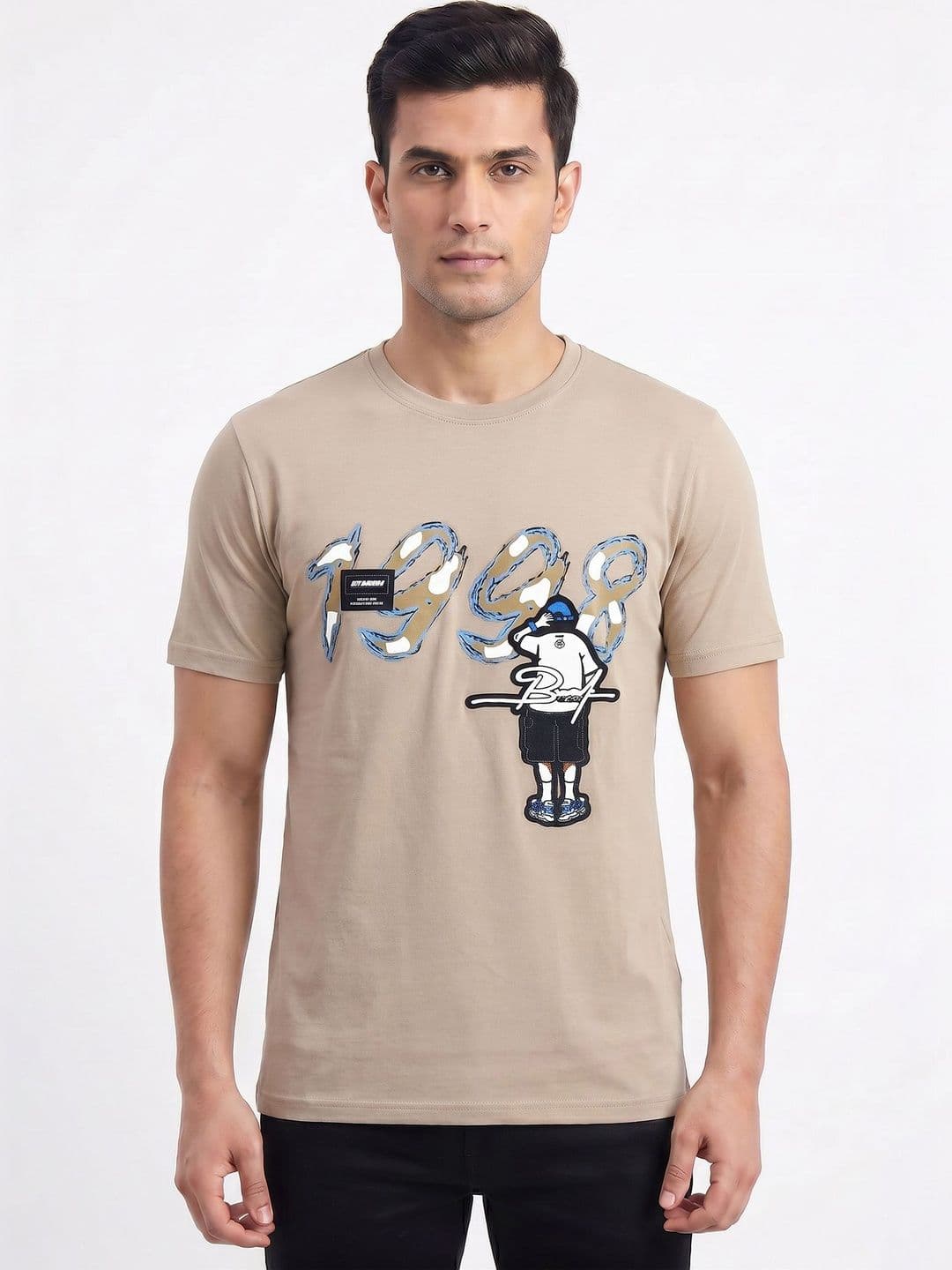 Plugin Men's Graphic Round Neck T-shirt - view 1