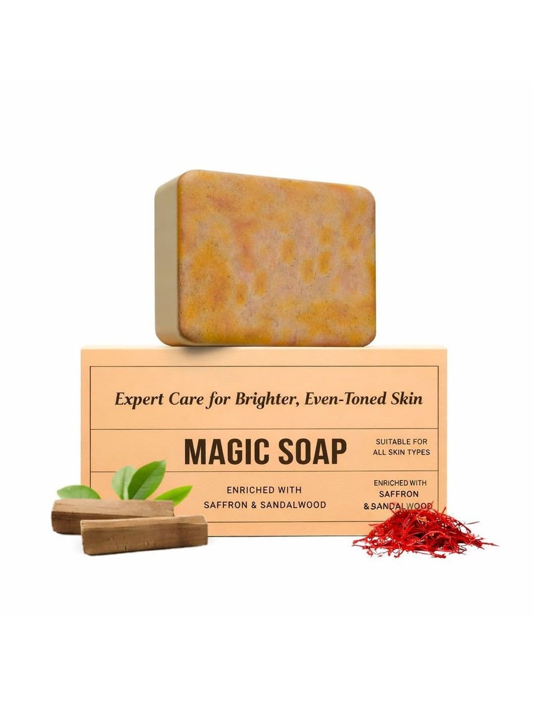 GLOW MORE Sandalwood & Saffron Magic Soap - 100 g - view 1