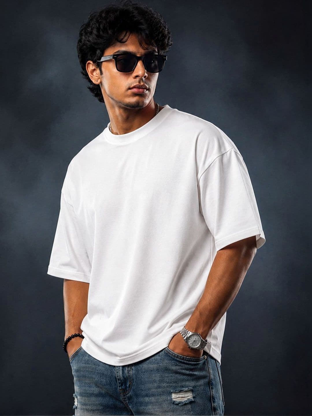 BRAHMOR Men Drop-Shoulder Sleeves T-shirt - view 1