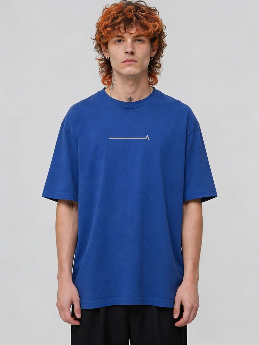 FARDA Unisex Printed Drop-Shoulder Sleeves T-shirt - view 1