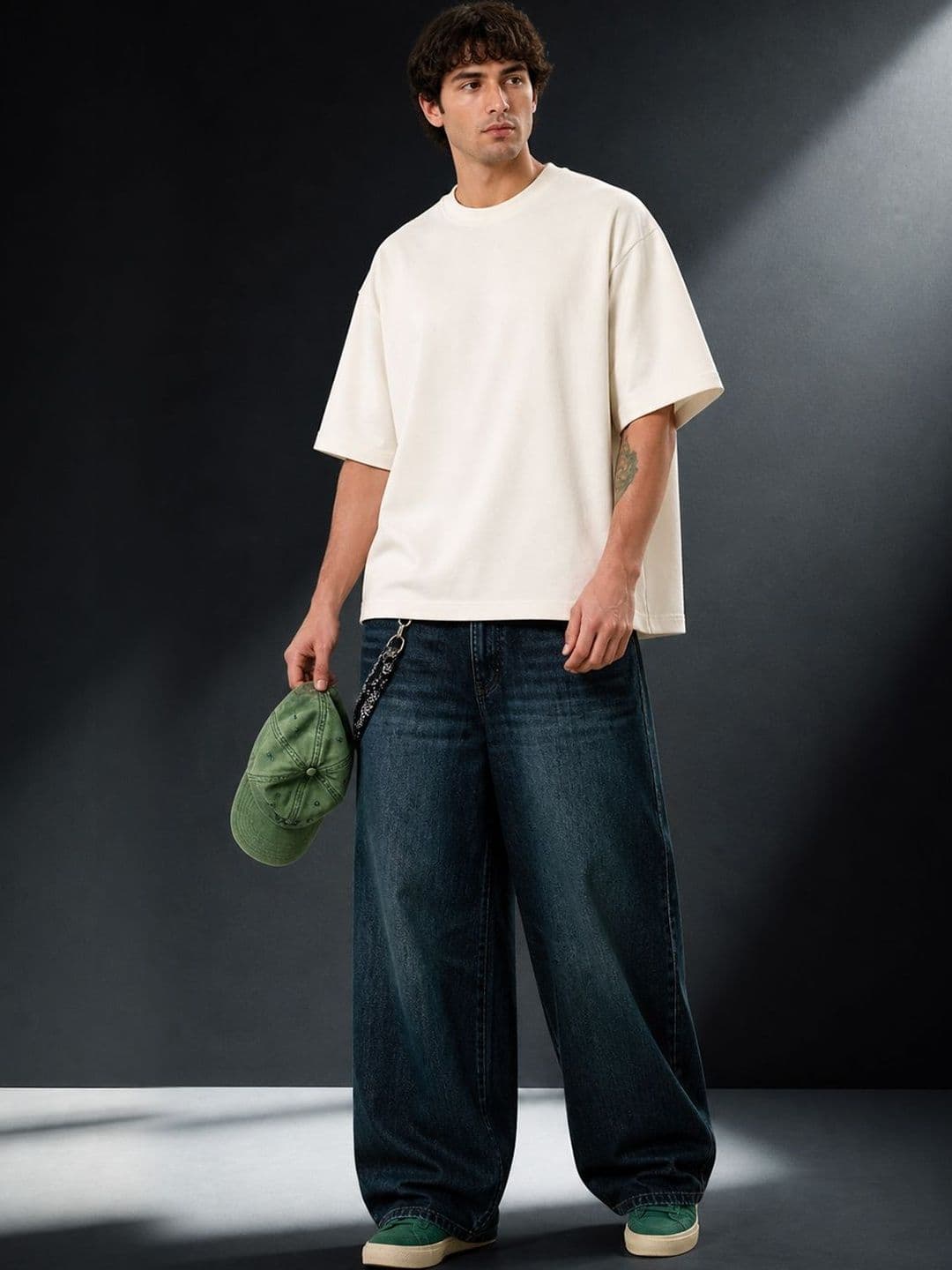 BRAHMOR Men Drop-Shoulder Sleeves T-shirt - view 1