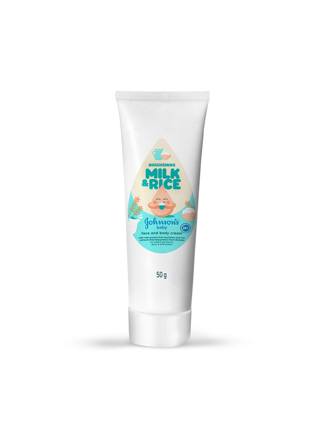 Johnsons Johnson's Baby Nourishing Milk & Rice Face & Body Cream - 50g - view 1