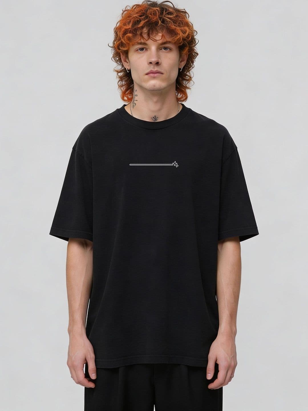 FARDA Unisex Printed Drop-Shoulder Sleeves T-shirt - view 1