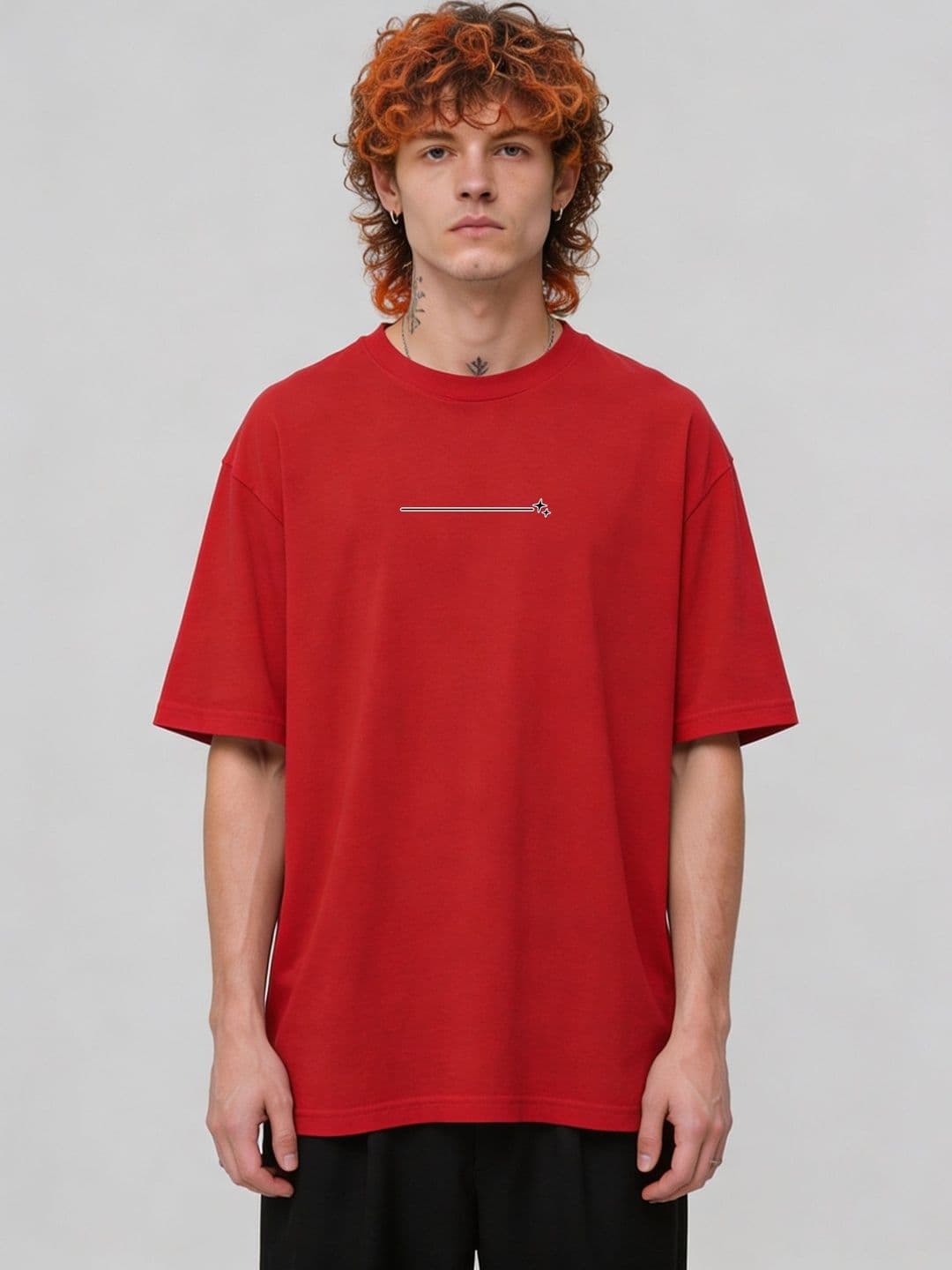 FARDA Unisex Printed Drop-Shoulder Sleeves T-shirt - view 1