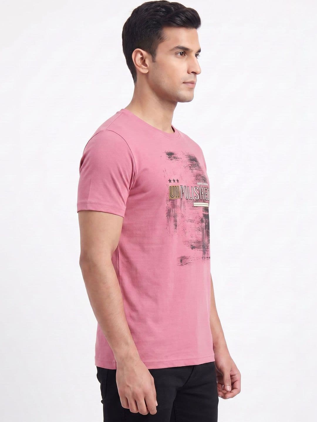 Plugin Men's Graphic Round Neck T-shirt - view 1