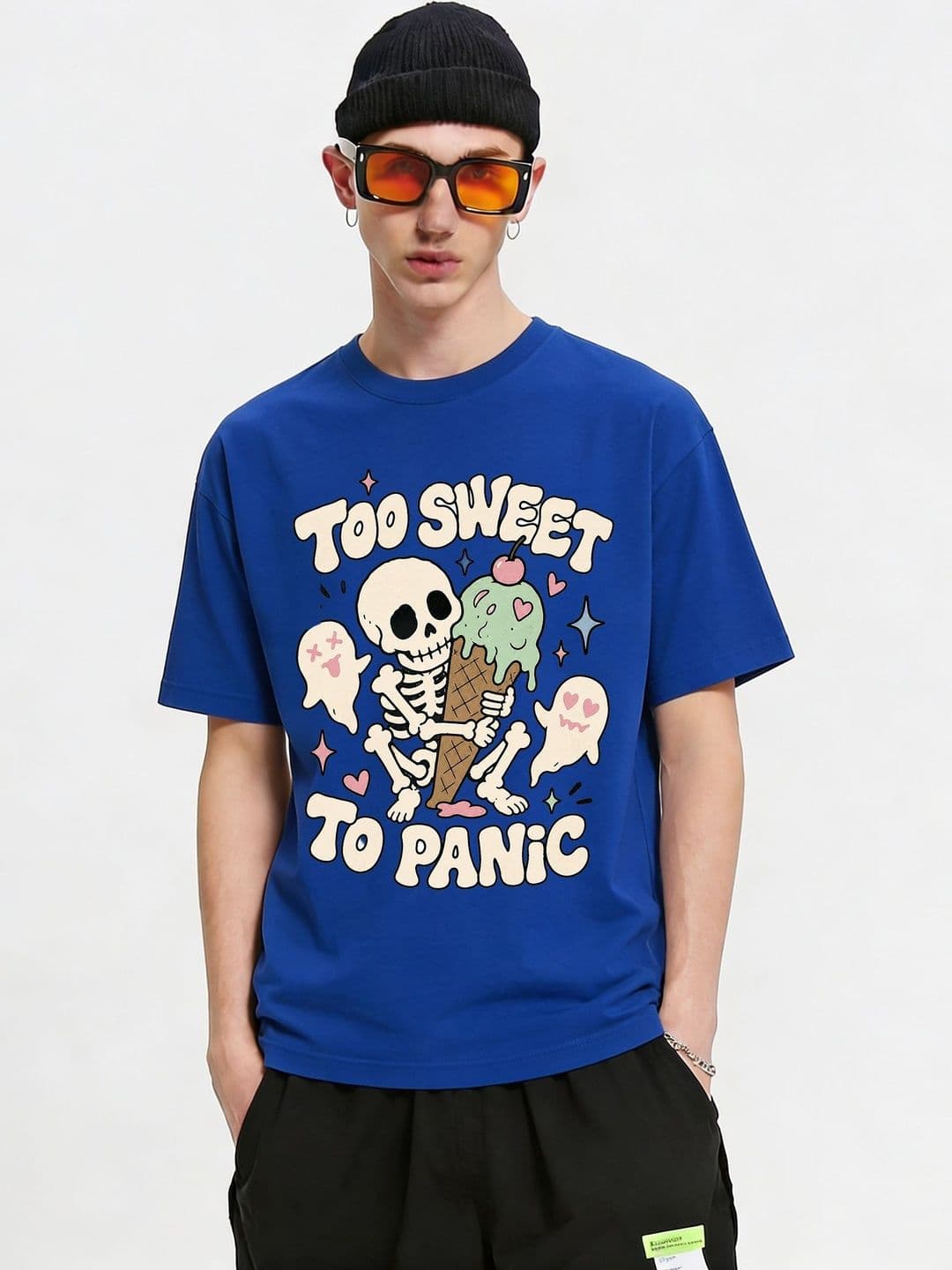 FARDA Unisex Printed Drop-Shoulder Sleeves T-shirt - view 1