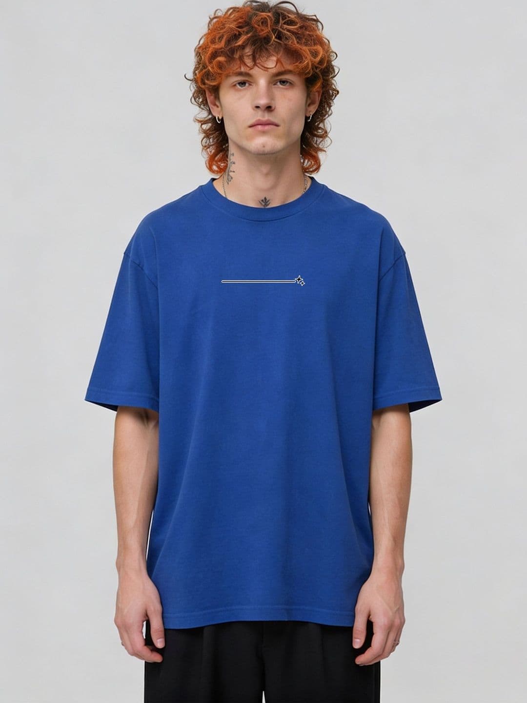 FARDA Unisex Printed Drop-Shoulder Sleeves T-shirt - view 1