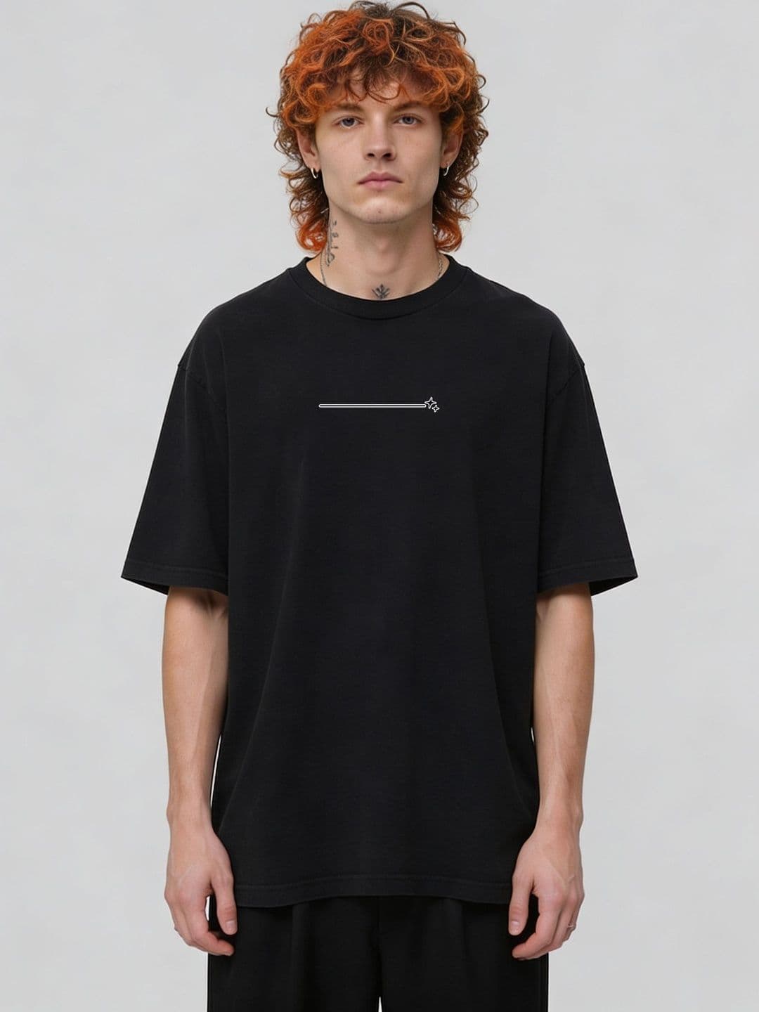 FARDA Unisex Printed Drop-Shoulder Sleeves T-shirt - view 1