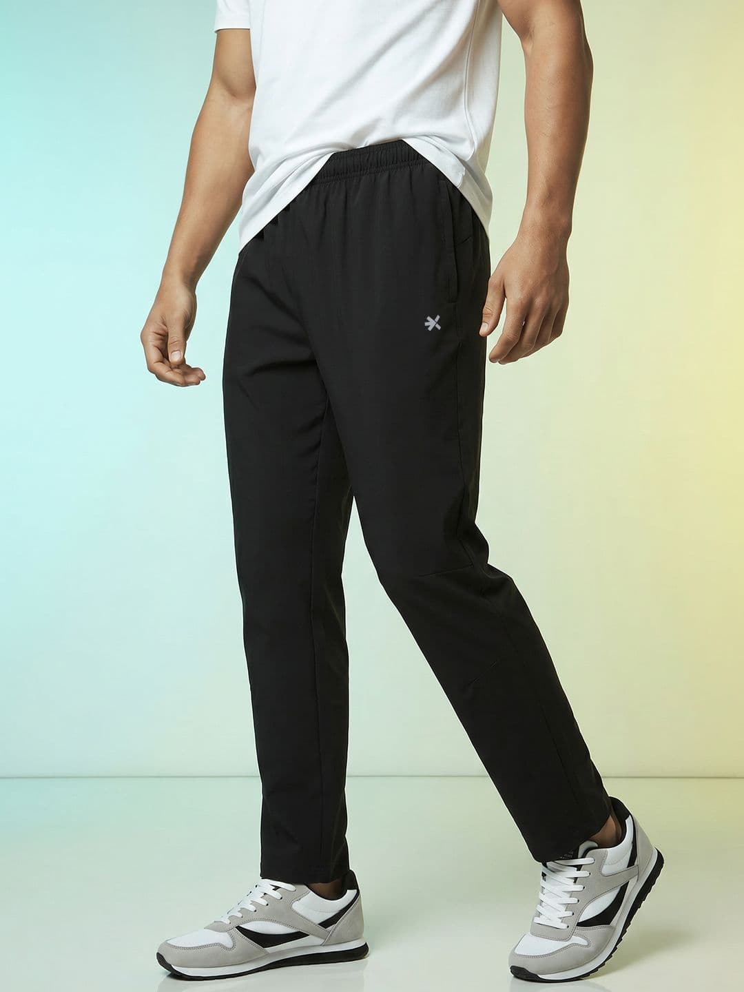 HRX by Hrithik Roshan Men Slim Fit Rapid-Dry Running Track Pants - view 1