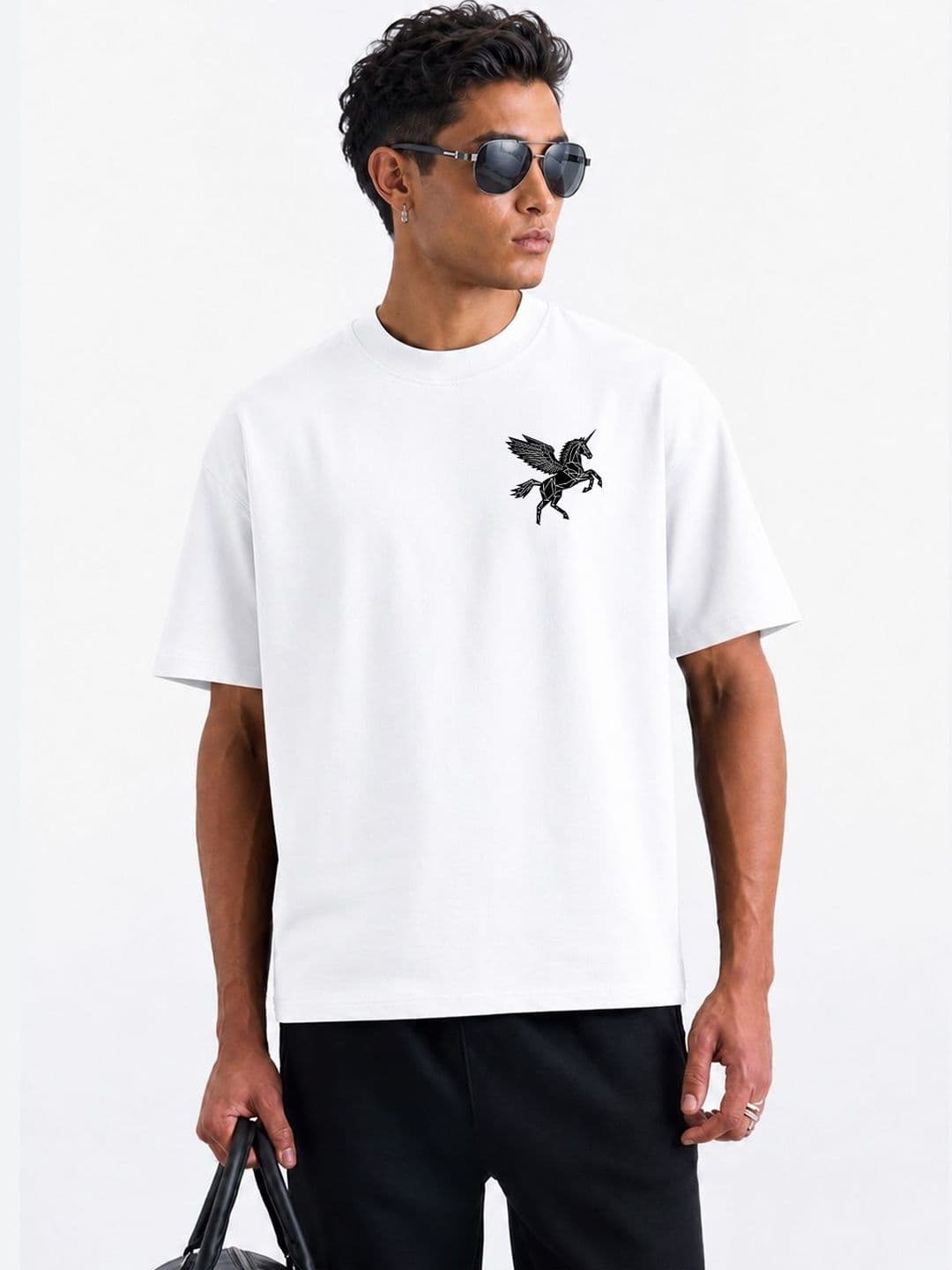 BRAHMOR Men Drop-Shoulder Sleeves T-shirt - view 1